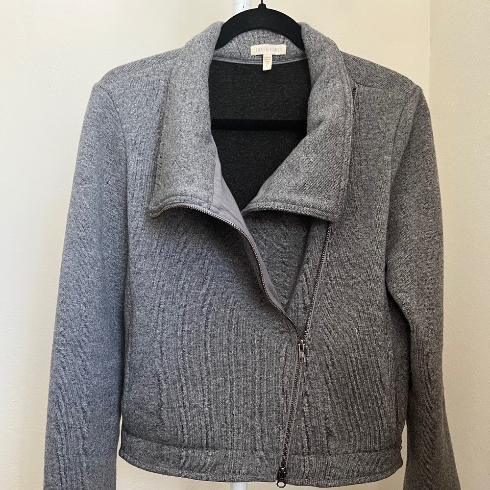 Elieen fisher moto jacket